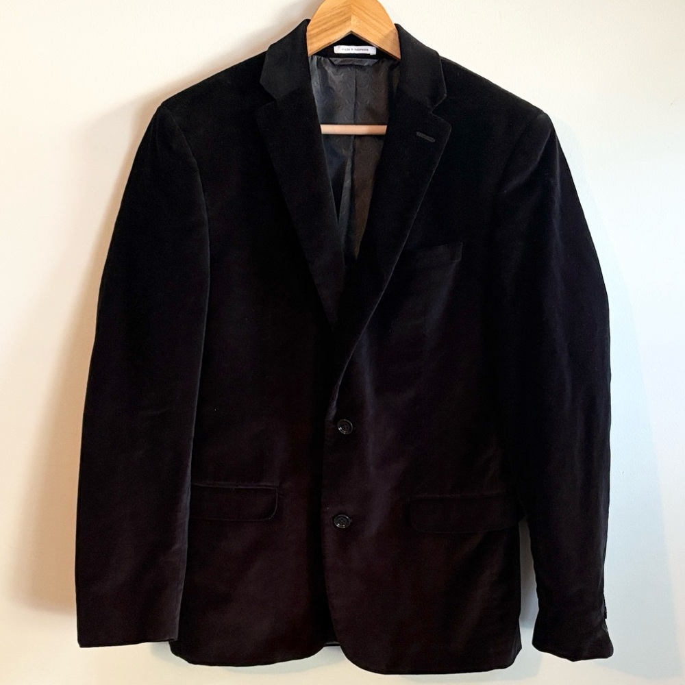 Black Velvet Men's Blazer